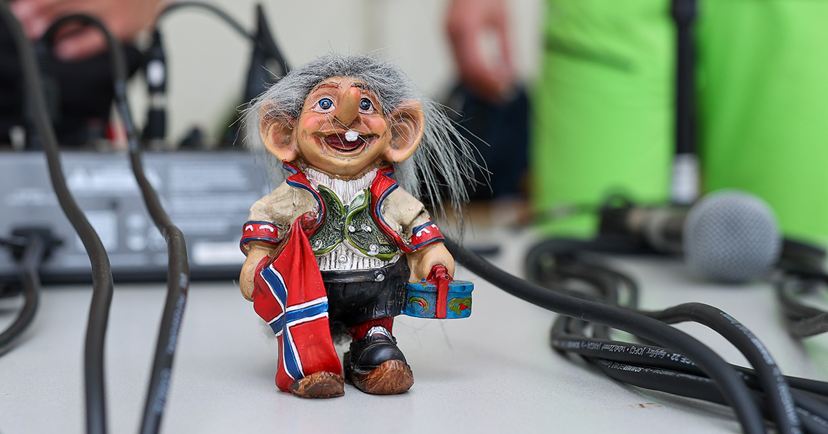 Photo: Norwegian troll watches over the IDM 2022