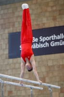 Thumbnail - Hessen - Arne Heinz - Спортивная гимнастика - 2021 - Deutschlandpokal Schwäbisch-Gmünd - Teilnehmer - AK 13 bis 14 02043_09108.jpg