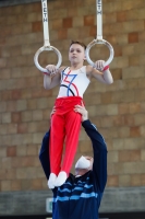Thumbnail - Saarland - Alexios Mousichidis - Artistic Gymnastics - 2021 - Deutschlandpokal Schwäbisch-Gmünd - Teilnehmer - AK 09 bis 10 02043_28713.jpg