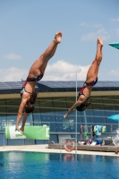 Thumbnail - Girls - Wasserspringen - 2019 - International Diving Meet Graz - Synchronwettkämpfe 03030_00887.jpg