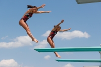 Thumbnail - Girls - Wasserspringen - 2019 - International Diving Meet Graz - Synchronwettkämpfe 03030_00981.jpg
