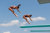 Thumbnail - Girls - Wasserspringen - 2019 - International Diving Meet Graz - Synchronwettkämpfe 03030_00983.jpg