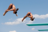 Thumbnail - Girls - Wasserspringen - 2019 - International Diving Meet Graz - Synchronwettkämpfe 03030_00989.jpg