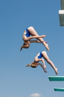 Thumbnail - Girls - Wasserspringen - 2019 - International Diving Meet Graz - Synchronwettkämpfe 03030_01748.jpg