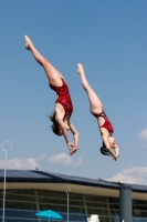 Thumbnail - Girls - Wasserspringen - 2019 - International Diving Meet Graz - Synchronwettkämpfe 03030_01910.jpg