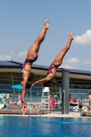 Thumbnail - Girls - Wasserspringen - 2019 - International Diving Meet Graz - Synchronwettkämpfe 03030_01934.jpg