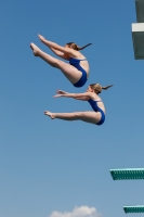 Thumbnail - Girls - Wasserspringen - 2019 - International Diving Meet Graz - Synchronwettkämpfe 03030_01988.jpg