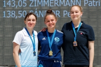 Thumbnail - Girls A and Women - Прыжки в воду - International Diving Meet Graz 2019 - Victory Ceremony 03030_05274.jpg