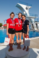 Thumbnail - Girls A - Wasserspringen - 2019 - Alpe Adria Finale Zagreb - Siegerehrungen 03031_10081.jpg