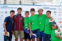 Thumbnail - Boys synchron - Wasserspringen - 2019 - Roma Junior Diving Cup - Siegerehrungen 03033_11744.jpg