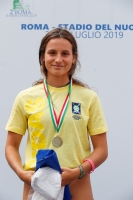 Thumbnail - Girls A 1m - Wasserspringen - 2019 - Roma Junior Diving Cup - Siegerehrungen 03033_18235.jpg