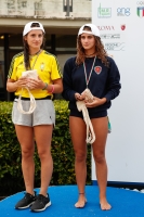 Thumbnail - Girls synchron - Wasserspringen - 2019 - Roma Junior Diving Cup - Siegerehrungen 03033_22360.jpg