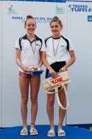 Thumbnail - Girls synchron - Wasserspringen - 2019 - Roma Junior Diving Cup - Siegerehrungen 03033_22367.jpg