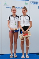 Thumbnail - Girls synchron - Wasserspringen - 2019 - Roma Junior Diving Cup - Siegerehrungen 03033_22368.jpg