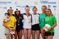 Thumbnail - Girls synchron - Plongeon - 2019 - Roma Junior Diving Cup - Victory Ceremony 03033_22378.jpg