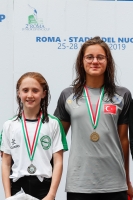 Thumbnail - Girls C 3m - Diving Sports - 2019 - Roma Junior Diving Cup - Victory Ceremony 03033_26260.jpg