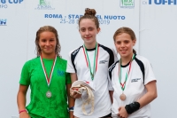 Thumbnail - Girls B platform - Diving Sports - 2019 - Roma Junior Diving Cup - Victory Ceremony 03033_27095.jpg