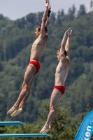 Thumbnail - Boys A und B Synchron - Wasserspringen - 2021 - International Diving Meet Graz - Synchron 03041_03215.jpg