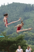 Thumbnail - Girls - Wasserspringen - 2022 - International Diving Meet Graz - Synchron 03056_03048.jpg