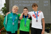 Thumbnail - Boys B - Wasserspringen - 2022 - International Diving Meet Graz - Siegerehrungen 03056_06087.jpg