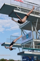 Thumbnail - Devon und Isabelle - Tuffi Sport - 2023 - International Diving Meet Graz - Synchronized Diving - Mixed 03060_12066.jpg