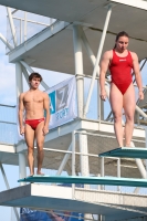 Thumbnail - Baris und Sude - Wasserspringen - 2023 - International Diving Meet Graz - Synchron - Mixed 03060_12261.jpg
