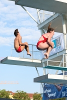 Thumbnail - Baris und Sude - Wasserspringen - 2023 - International Diving Meet Graz - Synchron - Mixed 03060_12267.jpg