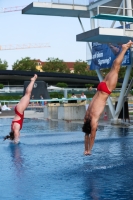 Thumbnail - Baris und Sude - Wasserspringen - 2023 - International Diving Meet Graz - Synchron - Mixed 03060_12373.jpg