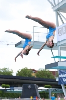 Thumbnail - Girls - Wasserspringen - 2023 - International Diving Meet Graz - Synchron 03060_15784.jpg