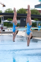 Thumbnail - Girls - Wasserspringen - 2023 - International Diving Meet Graz - Synchron 03060_15786.jpg