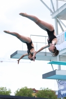 Thumbnail - Girls - Wasserspringen - 2023 - International Diving Meet Graz - Synchron 03060_15801.jpg