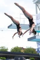 Thumbnail - Girls - Wasserspringen - 2023 - International Diving Meet Graz - Synchron 03060_15802.jpg
