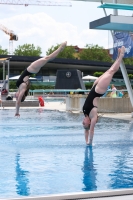 Thumbnail - Girls - Wasserspringen - 2023 - International Diving Meet Graz - Synchron 03060_15820.jpg