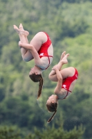 Thumbnail - Girls - Wasserspringen - 2023 - International Diving Meet Graz - Synchron 03060_16632.jpg