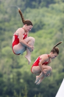 Thumbnail - Girls - Wasserspringen - 2023 - International Diving Meet Graz - Synchron 03060_16634.jpg