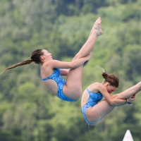 Thumbnail - Girls - Wasserspringen - 2023 - International Diving Meet Graz - Synchron 03060_16642.jpg