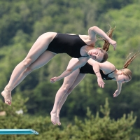 Thumbnail - Girls - Wasserspringen - 2023 - International Diving Meet Graz - Synchron 03060_16672.jpg