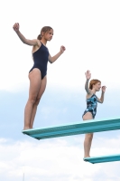 Thumbnail - Girls - Wasserspringen - 2023 - International Diving Meet Graz - Synchron 03060_21627.jpg