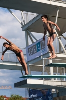 Thumbnail - Micha und Quentin - Tuffi Sport - 2023 - International Diving Meet Graz - Synchronized Diving - Boys 03060_31336.jpg