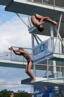 Thumbnail - Micha und Quentin - Tuffi Sport - 2023 - International Diving Meet Graz - Synchronized Diving - Boys 03060_31472.jpg